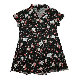 Torrid X Marilyn Monroe Midi Dress Women's 26 AOP Short Sleeve Retro Full Swing